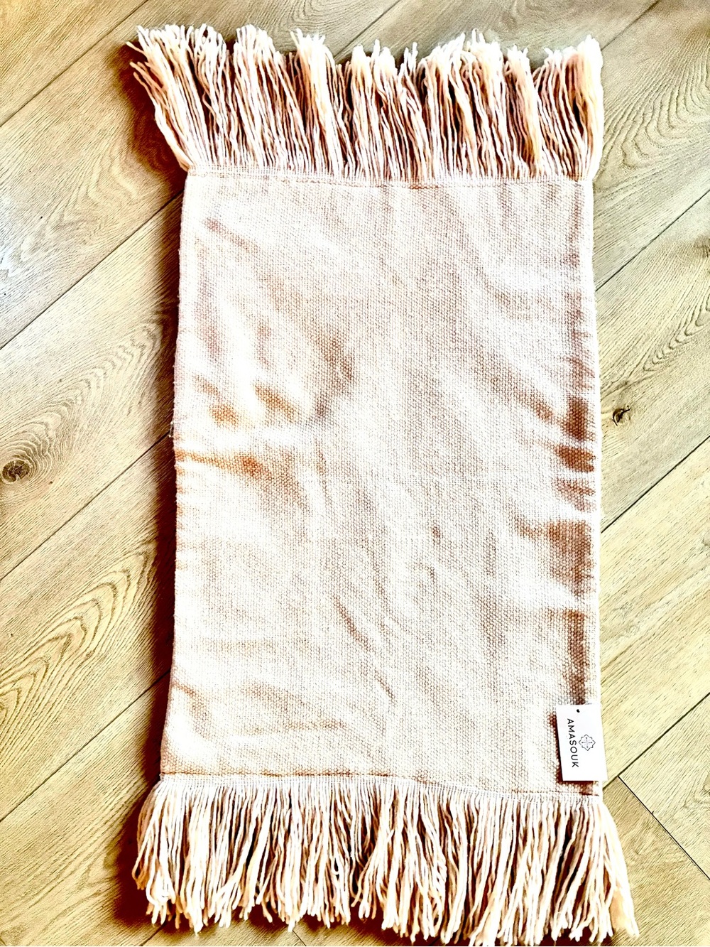 Soft Fringe Decorative Pillow Cover in Light Cream